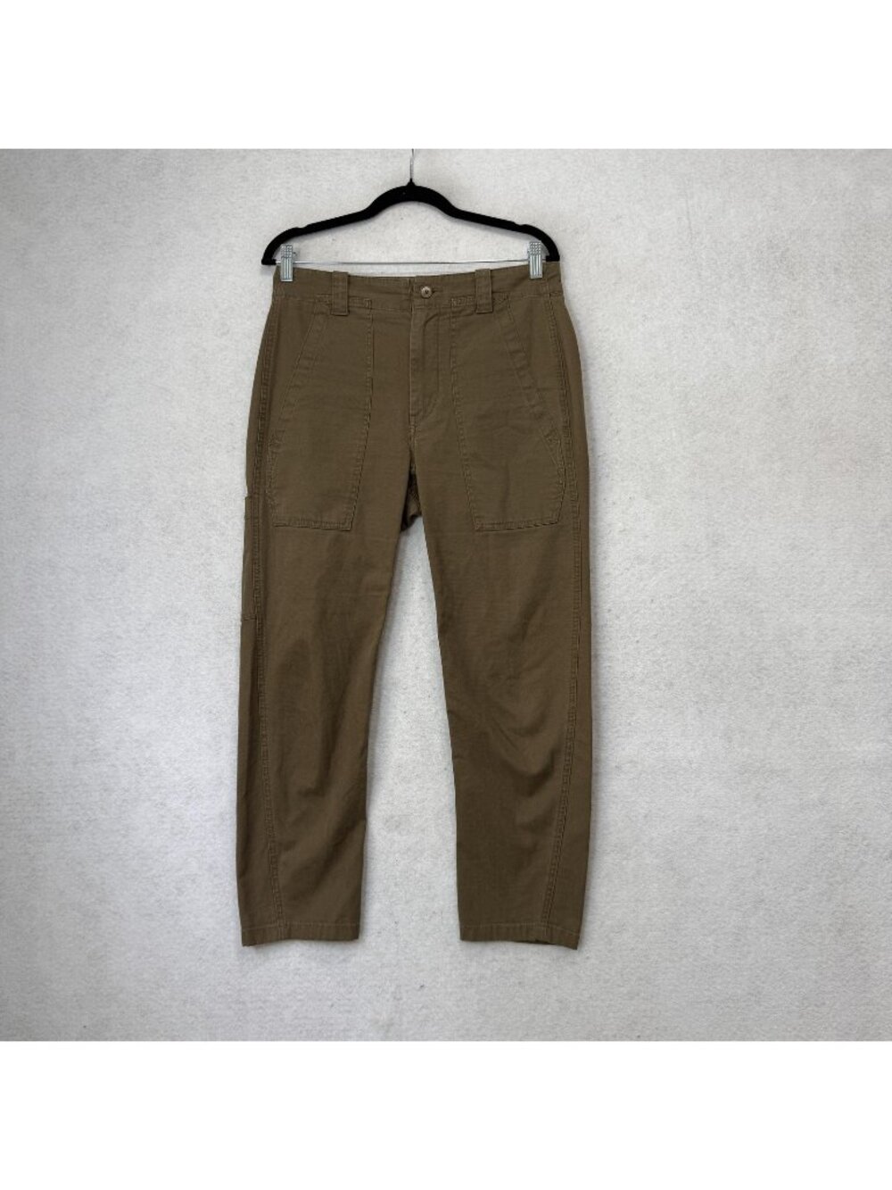 Vince Pants Womens 2 Brown Twill Carpenter Straight Leg Stretch Pockets Casual